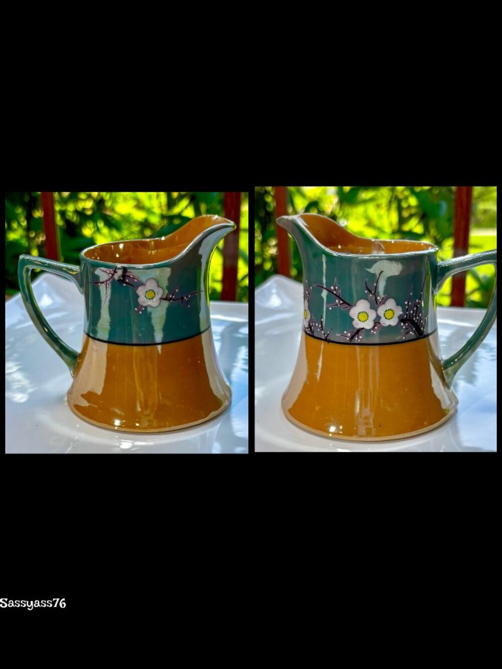 🆕VTG▪️ 15 Pc Authentic Japanese Hand Painted Lusterware CHERRY BLOSSOM Tea Set - Picture 11 of 15
